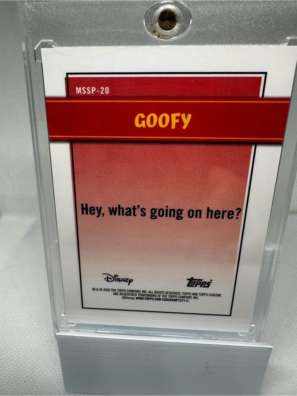 Topps Disney Mickey Short Shorts Print - Goofy (MSSP-20) - Picture 2 of 4